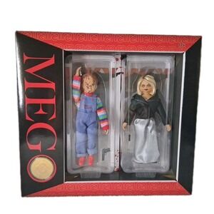 Mego 2021 Chucky & Bride of Chucky Tiffany Childs 8" Action Figures Limited Edit